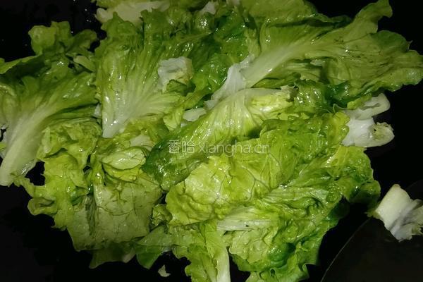 蚝油生菜的做法图解4