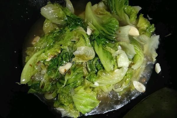 蚝油生菜的做法图解9