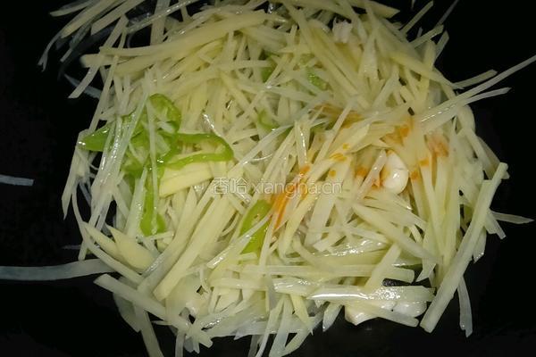 酸辣土豆丝的做法图解5
