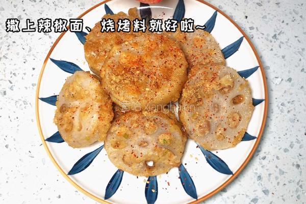 鲜虾藕夹的做法图解6