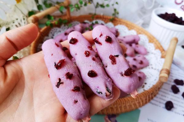 蔓越莓手指麻薯（浪漫紫色）的做法图解9