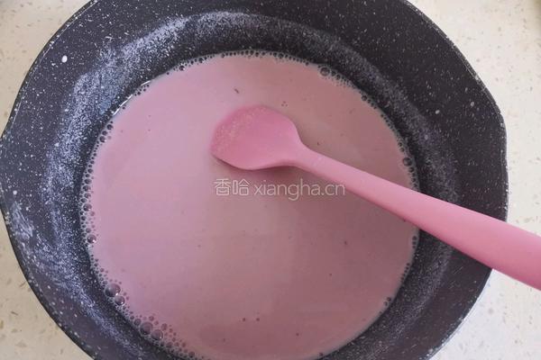 蔓越莓奶冻白玉丸子的做法图解3