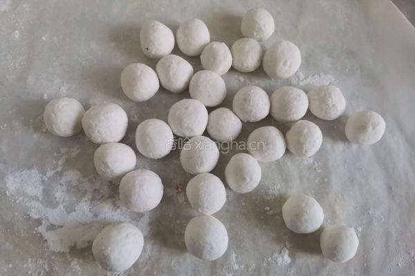 蔓越莓奶冻白玉丸子的做法图解10