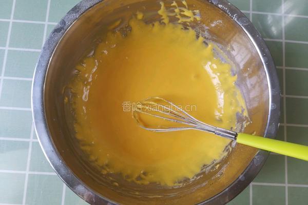 红豆中空戚风蛋糕的做法图解5