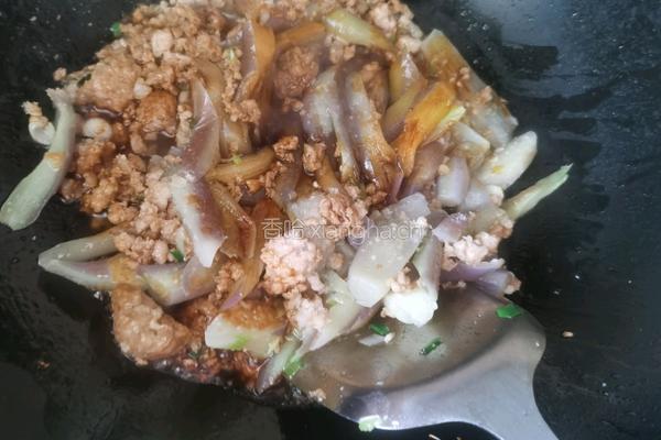 肉沫茄子的做法图解4