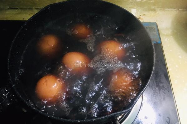 核桃壳煮鸡蛋的做法图解7