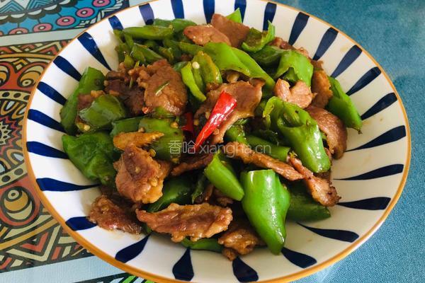 辣椒炒肉片的做法图解12