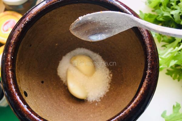 蕨根粉拌菠菜的做法图解6