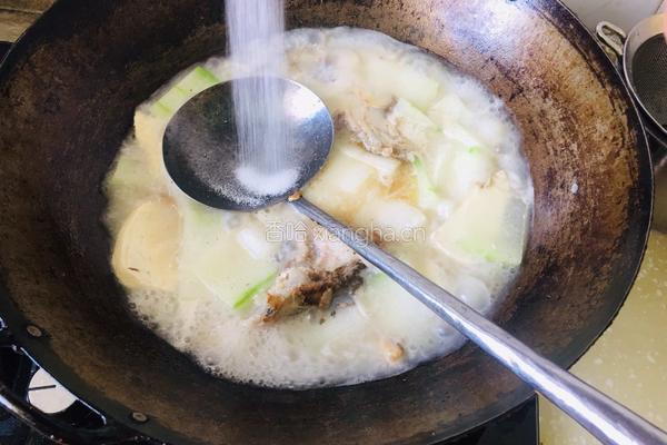 冬瓜鱼头炖豆腐的做法图解5