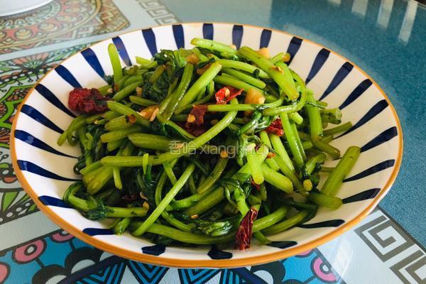 清炒茼蒿的做法图解10