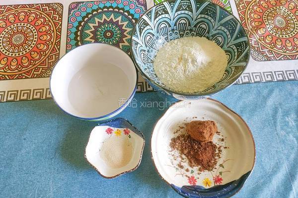 多层次红糖馒头的做法图解2