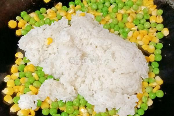 菠萝时蔬炒饭的做法图解8