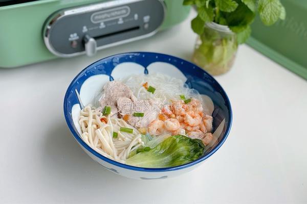 虾仁米粉的做法图解12