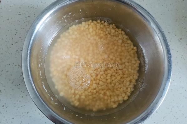 奶香蔓越莓绿豆糕的做法图解2