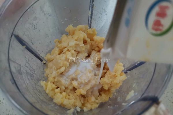 奶香蔓越莓绿豆糕的做法图解5