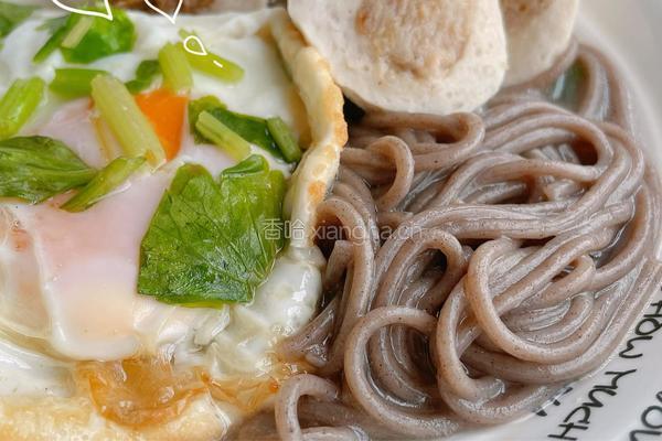 肉丸荞麦面的做法图解10