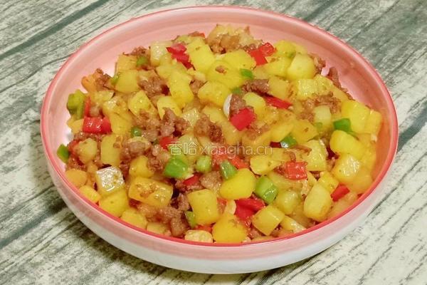 肉末炒土豆的做法图解16