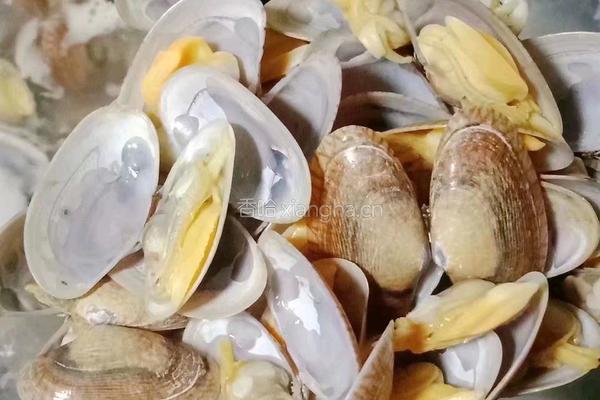 豆瓣酱炒花甲的做法图解4