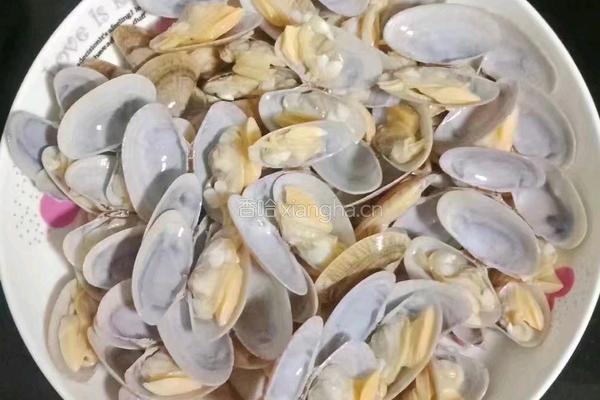 豆瓣酱炒花甲的做法图解6