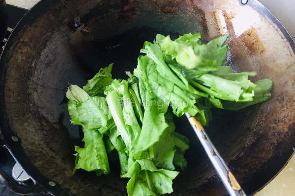 蒜蓉油麦菜的做法图解3