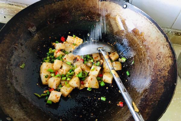 炒荞麦凉粉的做法图解8