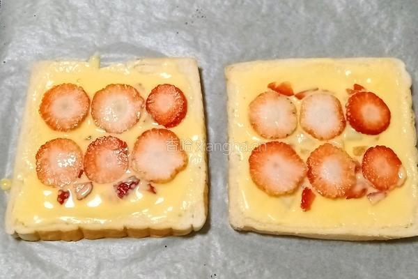 草莓酸奶吐司的做法图解9