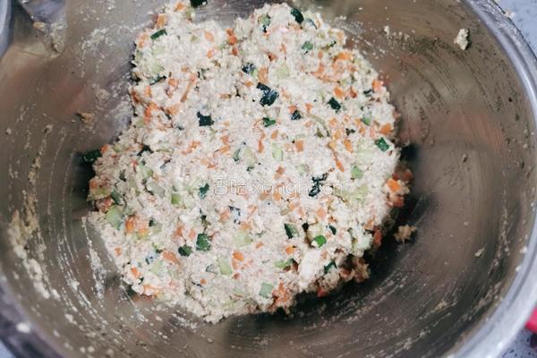 黑麦豆腐菜团子的做法图解7