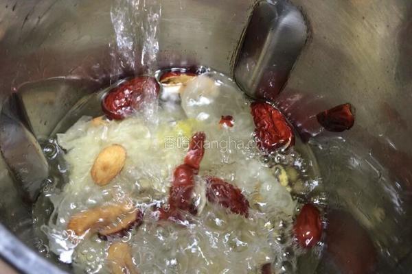 银耳豆浆的做法图解3