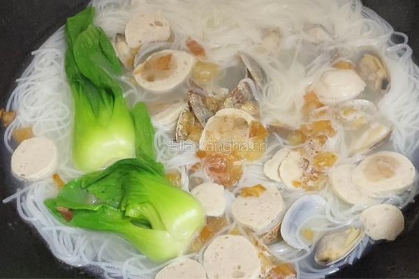 蛤蜊清汤米粉的做法图解9