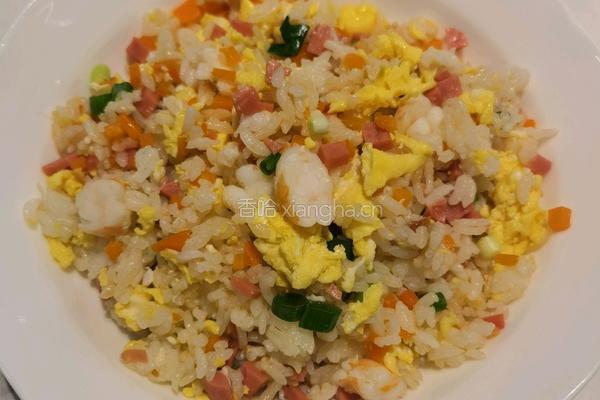 虾仁蛋炒饭的做法图解13