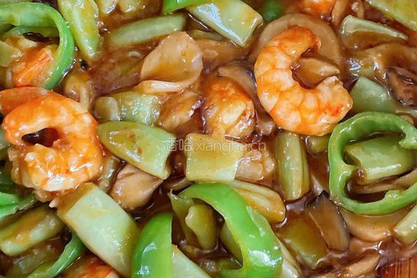 杏鲍菇豆角咖喱虾的做法图解8