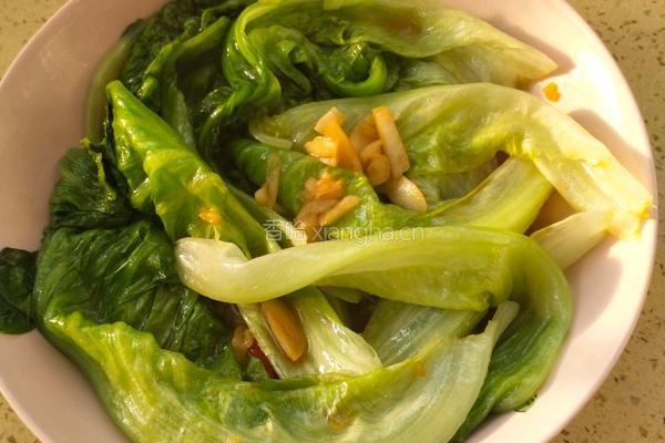 蒜蓉生菜的做法图解7