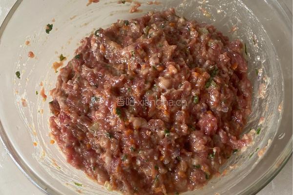 香煎蔬菜牛肉饼的做法图解4