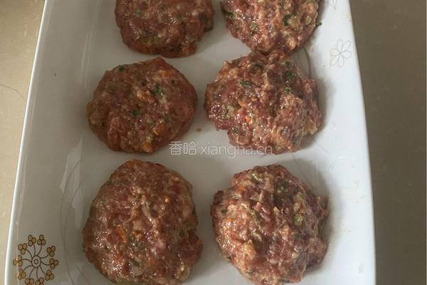 香煎蔬菜牛肉饼的做法图解5
