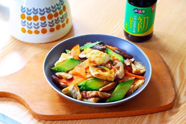 鸡蛋香菇炒时蔬的做法图解14