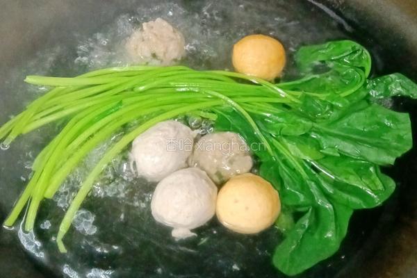 肉丸汤河粉的做法图解9