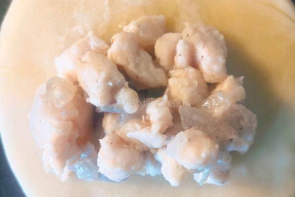 空气炸锅版（水酥皮）鸡肉派的做法图解15