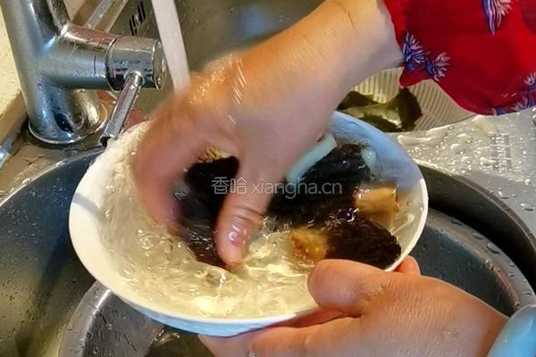 羊肚菌酿猪肉沫的做法图解5
