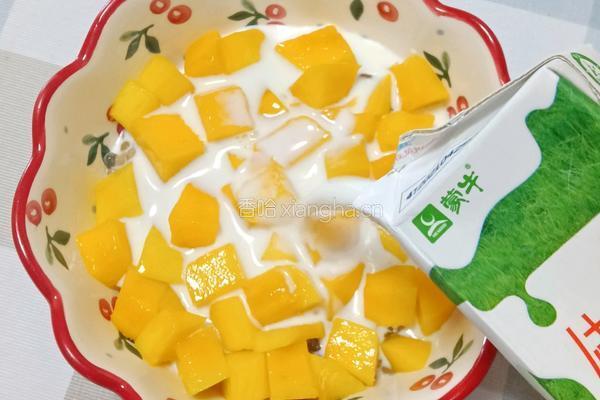 牛奶芒果西米露的做法图解11