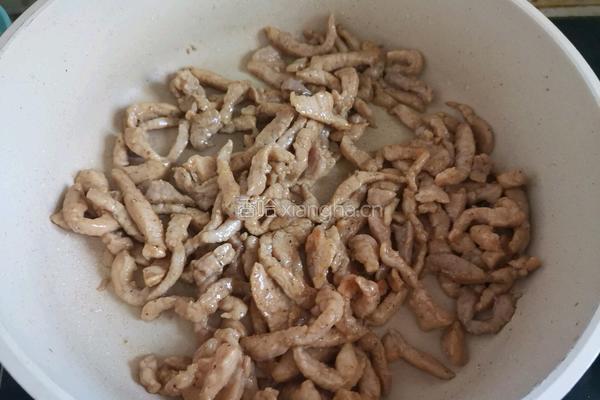 青椒炒肉丝的做法图解9