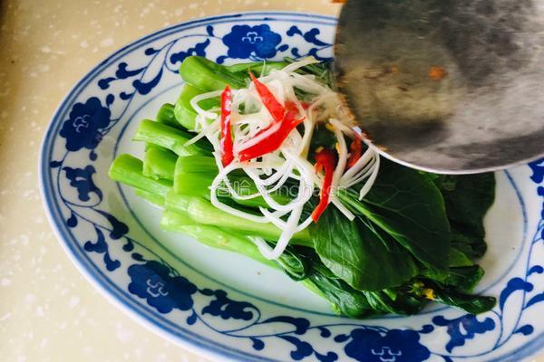 白灼菜心的做法图解6