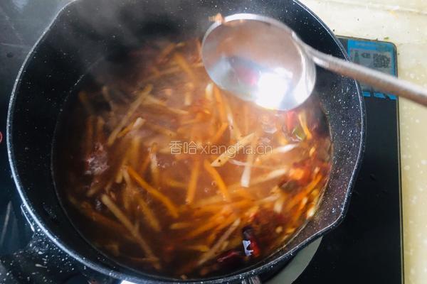 萝卜浆水面的做法图解9