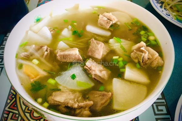 萝卜粉条烩羊排的做法图解9