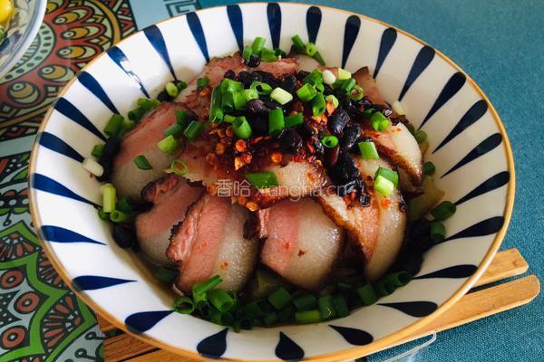 萝卜干蒸腊肉的做法图解11