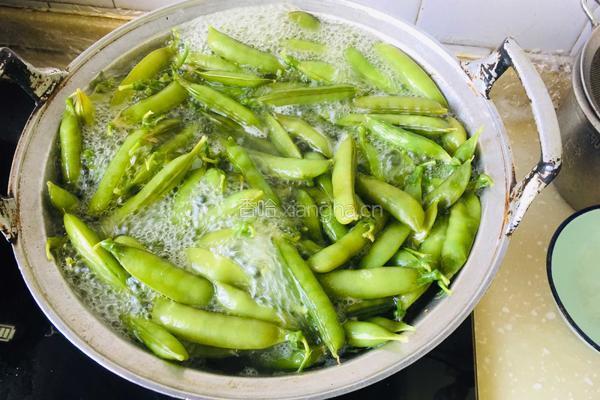 白水豌豆荚的做法图解4