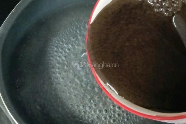 牛奶仙草西米露的做法图解3