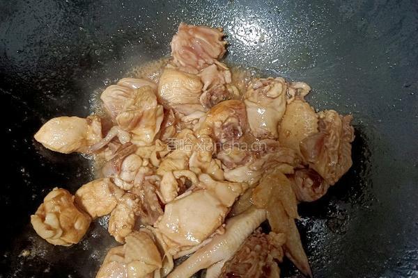 黄焖鸡的做法图解3