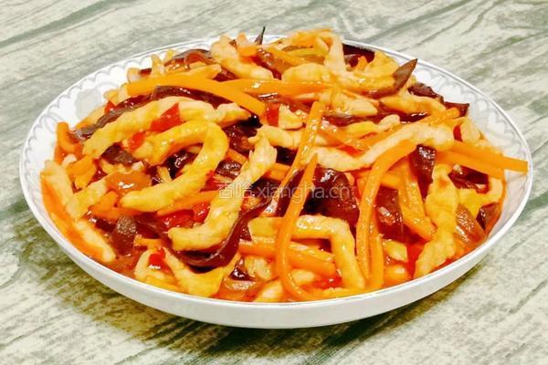 胡萝卜木耳炒鸡丝的做法图解18