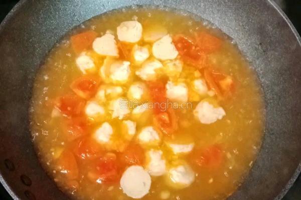 豆腐鱼丸番茄汤的做法图解10