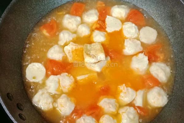 豆腐鱼丸番茄汤的做法图解11